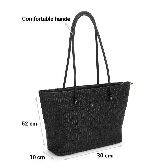 Mochi Women Black Hand Bags Tote bag (SKU: 66-652-11-10)