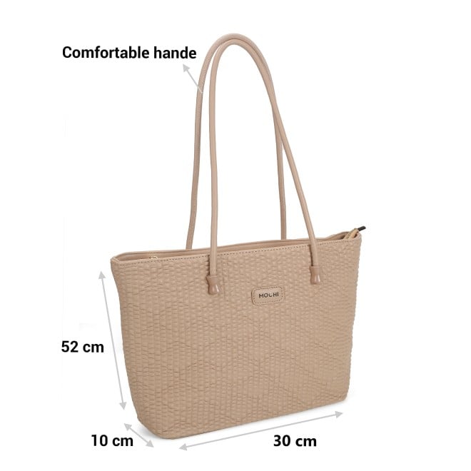 Mochi Women Khaki Hand Bags Tote bag (SKU: 66-652-62-10)