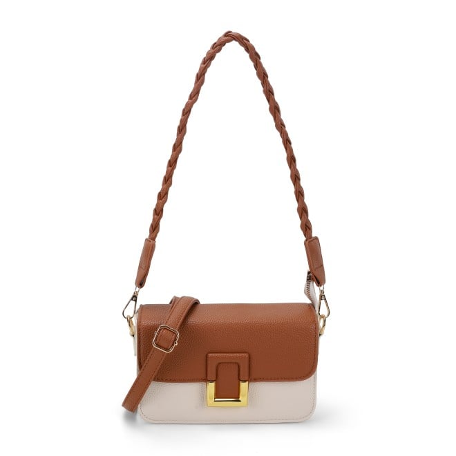 Mochi Women Tan Hand Bags Shoulder Bag
