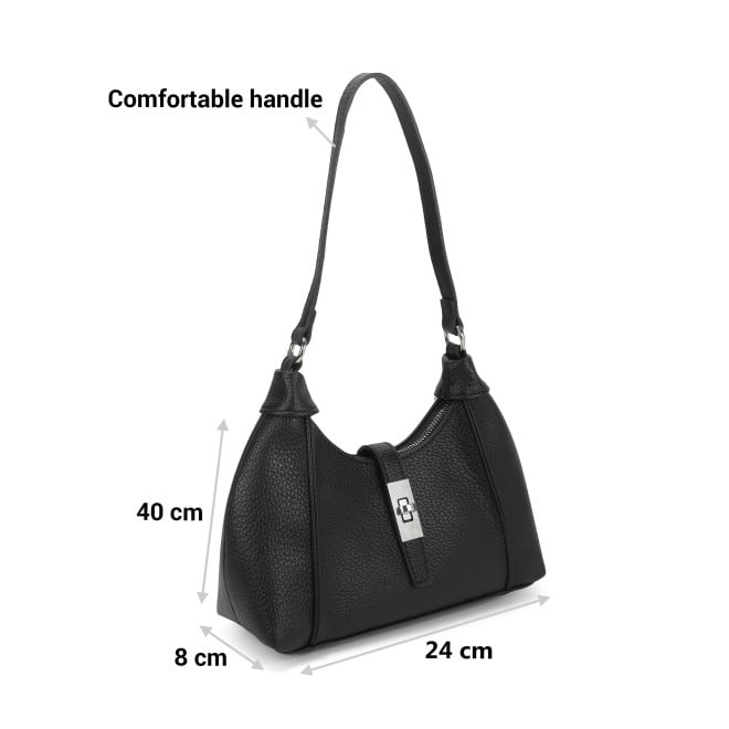 Mochi Women Black Hand Bags Hobo Bags (SKU: 66-660-11-10)