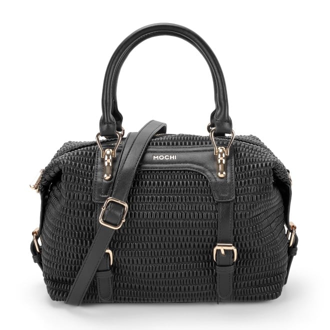 Mochi Women Black Hand Bags Satchel Bags
