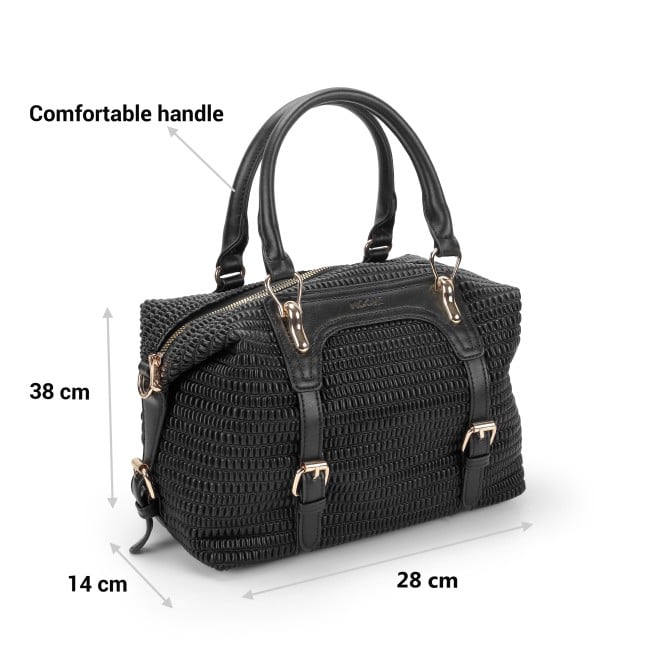 Mochi Women Black Hand Bags Satchel Bags (SKU: 66-664-11-10)