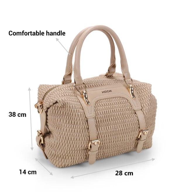Mochi Women Beige Hand Bags Satchel Bags (SKU: 66-664-20-10)