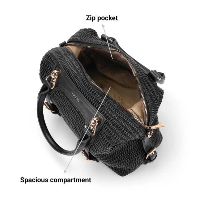 Mochi Women Black Hand Bags Satchel Bags (SKU: 66-664-11-10)