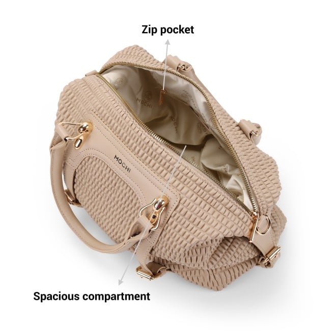 Mochi Women Beige Hand Bags Satchel Bags (SKU: 66-664-20-10)