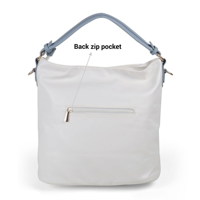 Mochi Women White Hand Bags Satchel Bags (SKU: 66-668-16-10)