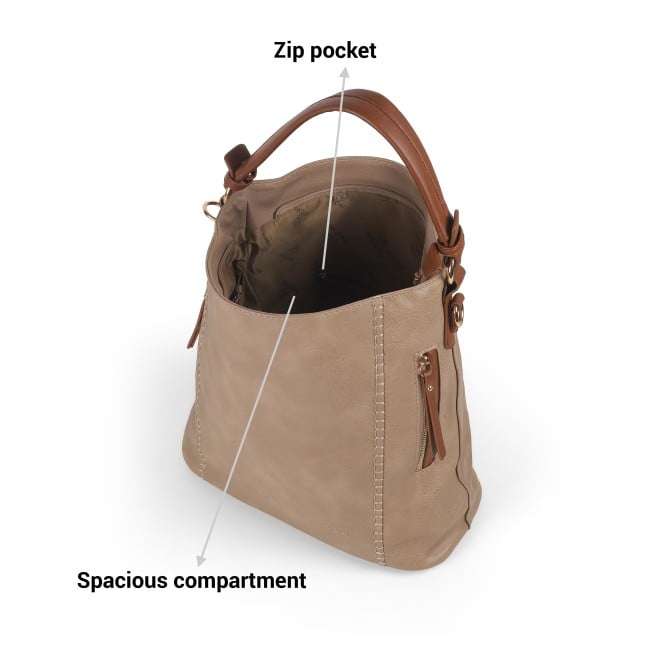 Mochi Women Beige Hand Bags Satchel Bags (SKU: 66-668-20-10)