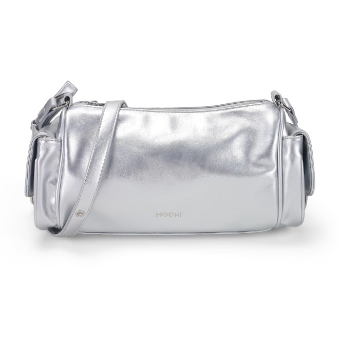Mochi Women Silver Hand Bags Shoulder Bag