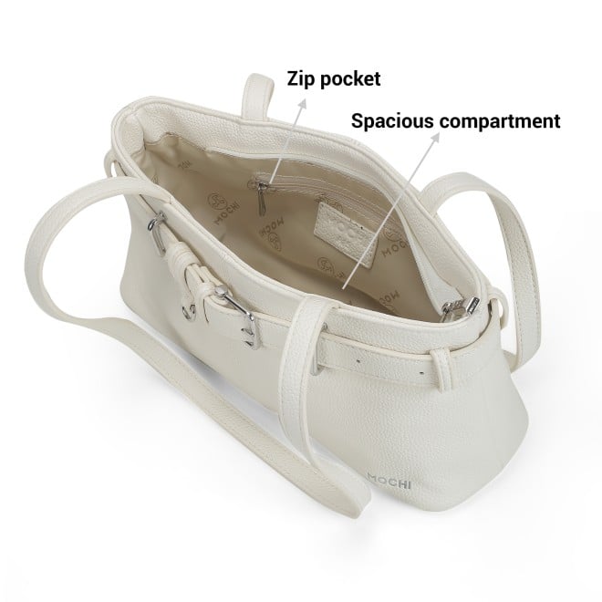 Mochi Women White Hand Bags Shoulder Bag (SKU: 66-671-16-10)