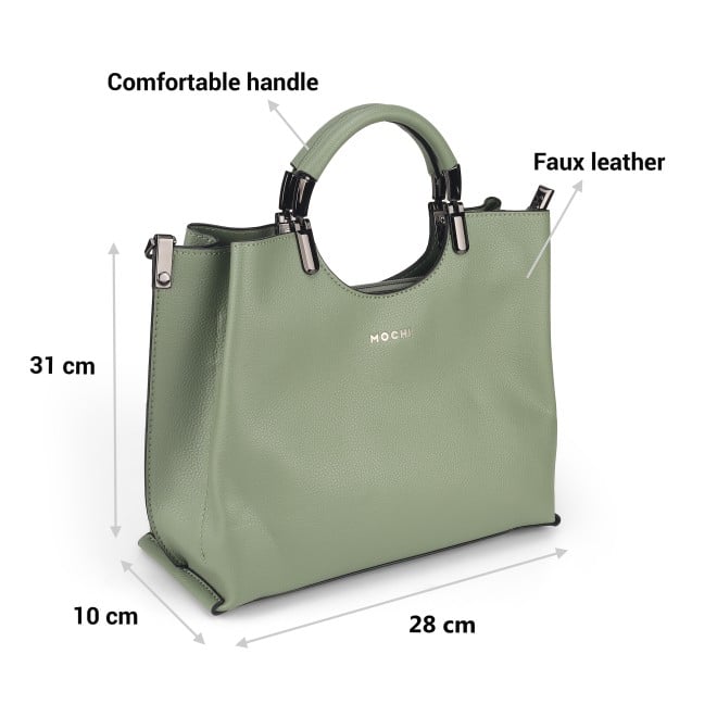 Mochi Women Green Satchel Bag (SKU: 66-6806-21-10)