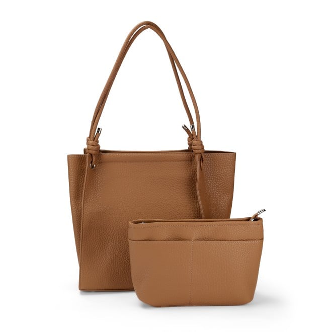 Mochi Women Khaki Hand Bags Shoulder Bag