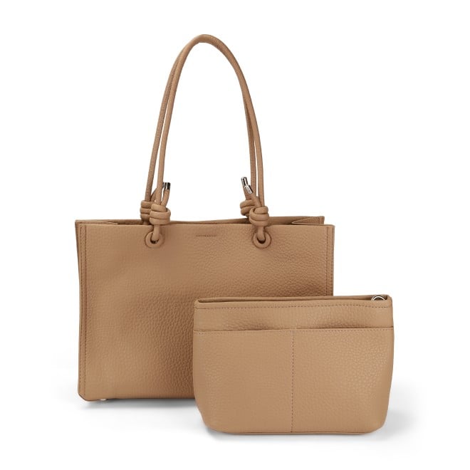 Mochi Women Beige Hand Bags Shoulder Bag