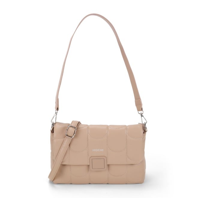 Mochi Women Khaki Hand Bags Sling Bags