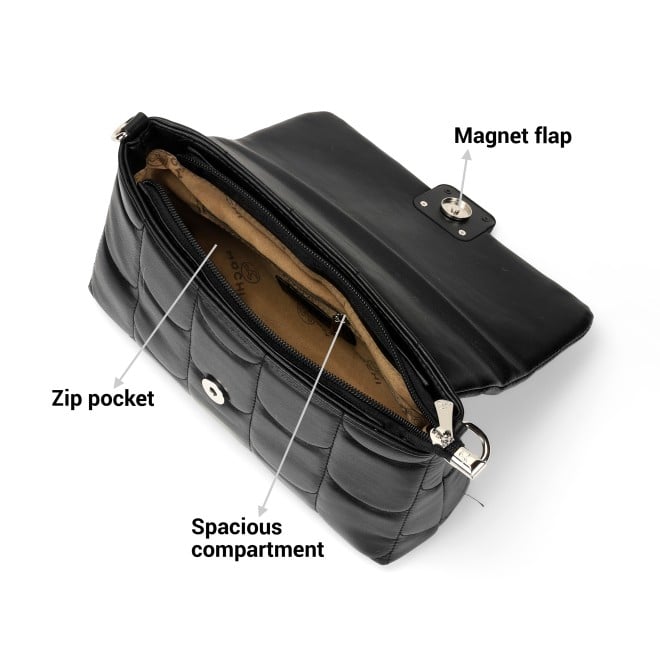 Mochi Women Black Hand Bags Sling Bags (SKU: 66-690-11-10)
