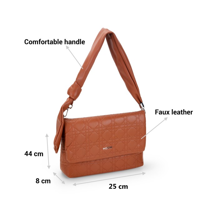 Mochi Women Brown Hand Bags Shoulder Bag (SKU: 66-691-12-10)