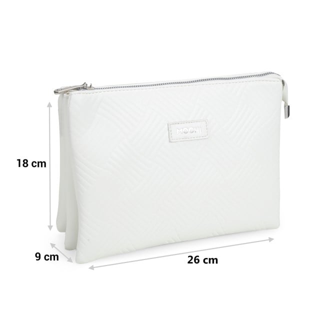 Mochi Women White Hand Bags Sling Bags (SKU: 66-692-16-10)