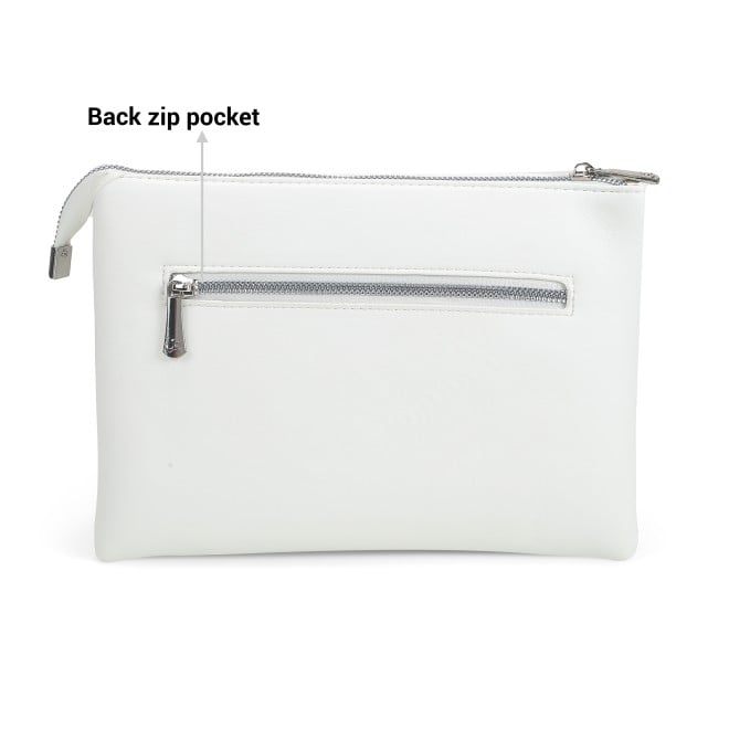 Mochi Women White Hand Bags Sling Bags (SKU: 66-692-16-10)