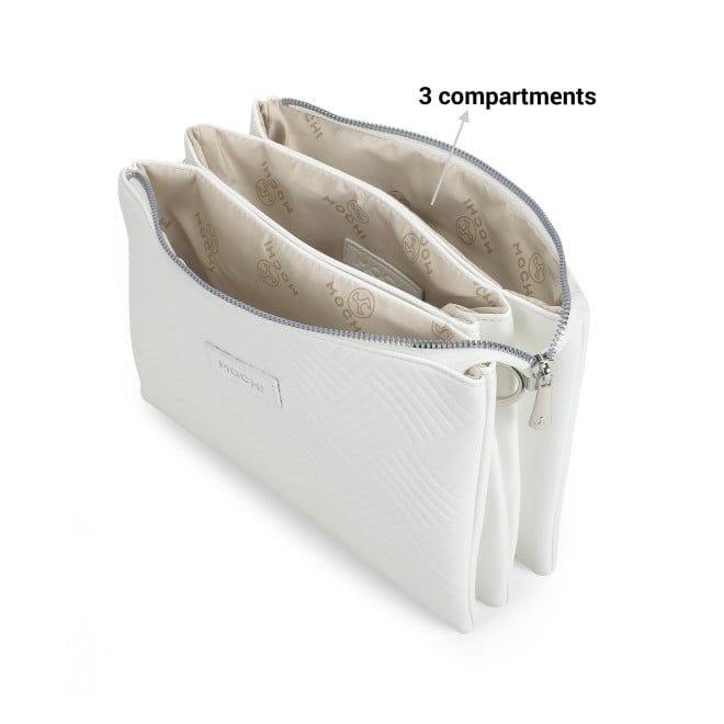 Mochi Women White Hand Bags Sling Bags (SKU: 66-692-16-10)