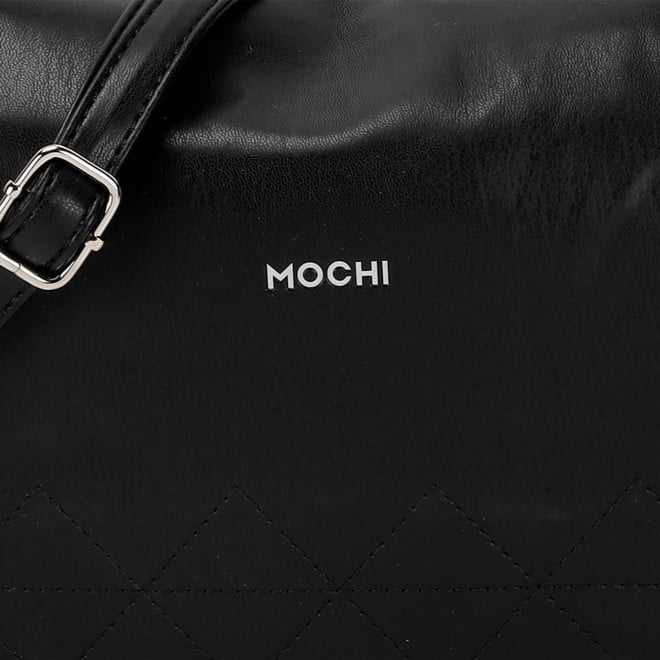 Mochi Women Black Hand Bags Zip Top Sling (SKU: 66-693-11-10)