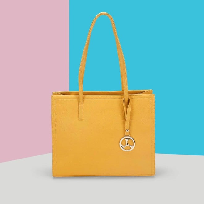 Mochi Women Yellow Casual Shoulder Bag