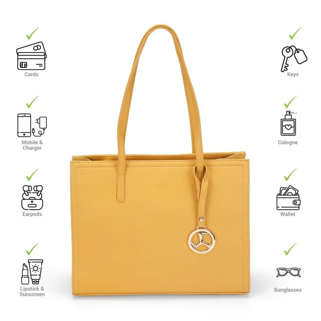 Mochi Women Yellow Tote Bag (SKU: 66-697-33-10)