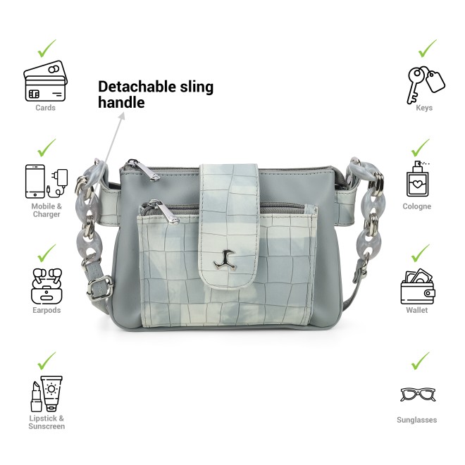 Mochi Women Light-grey Shoulder Bag (SKU: 66-706-59-10)