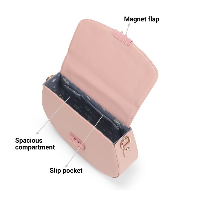 Mochi Women Peach Hand Bags Shoulder Bag (SKU: 66-707-80-10)