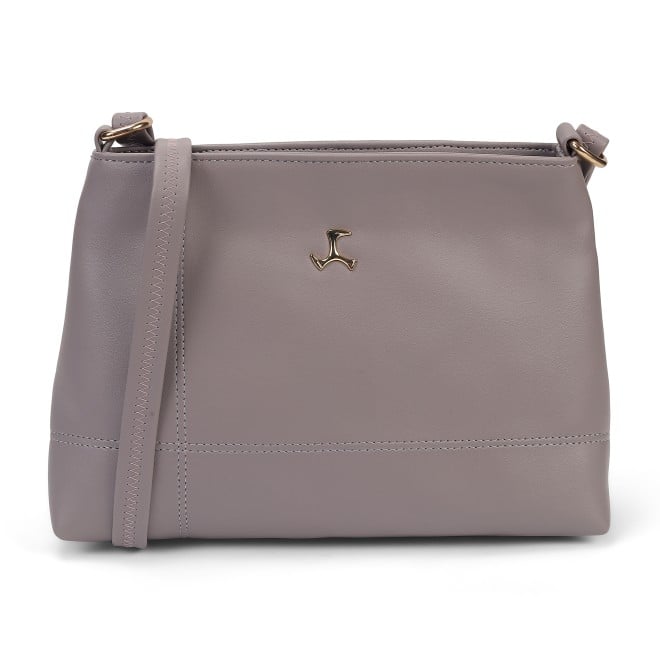 Mochi Women Purple Hand Bags Zip Top Sling