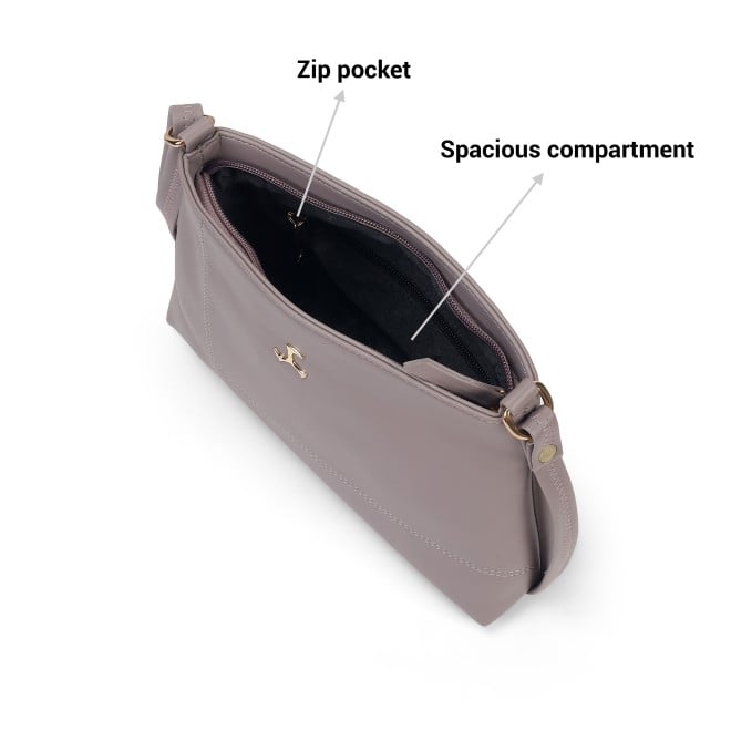 Mochi Women Purple Hand Bags Zip Top Sling (SKU: 66-710-26-10)