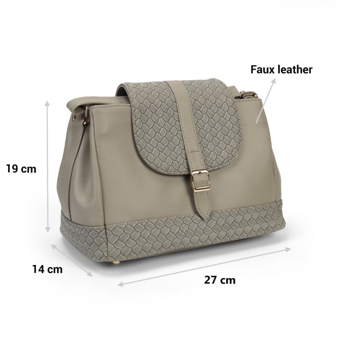 Mochi Women Grey Hand Bags Bucket Bag (SKU: 66-711-14-10)