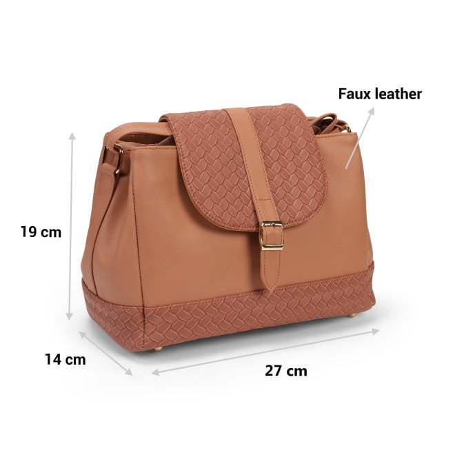 Mochi Women Peach Hand Bags Bucket Bag (SKU: 66-711-80-10)