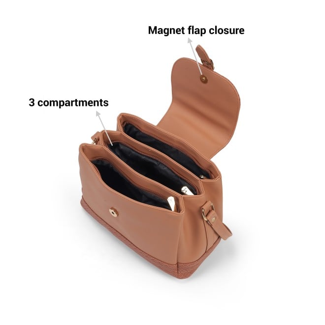 Mochi Women Peach Hand Bags Bucket Bag (SKU: 66-711-80-10)