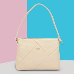 Women Beige Shoulder Bag