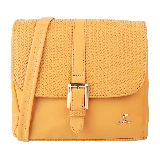 Yellow Women Flap Over Sling 