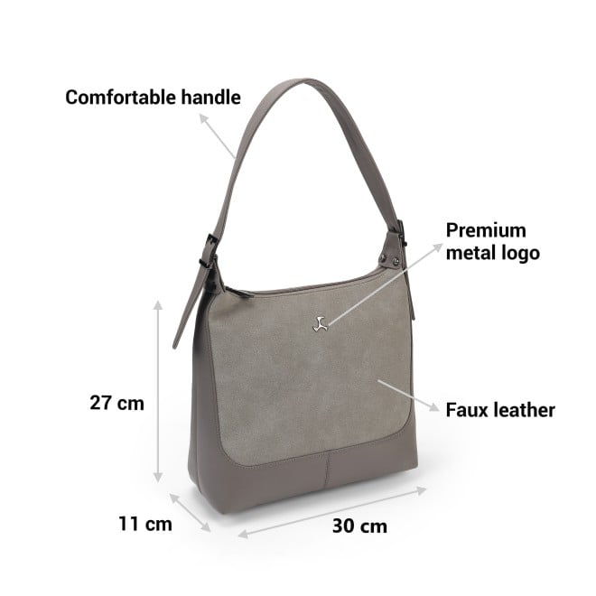 Mochi Women Grey Hand Bags Shoulder Bag (SKU: 66-716-14-10)