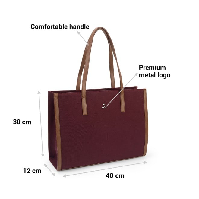 Mochi Women Maroon Hand Bags Tote bag (SKU: 66-717-44-10)