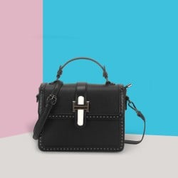 Women Black Casual Sling Bag