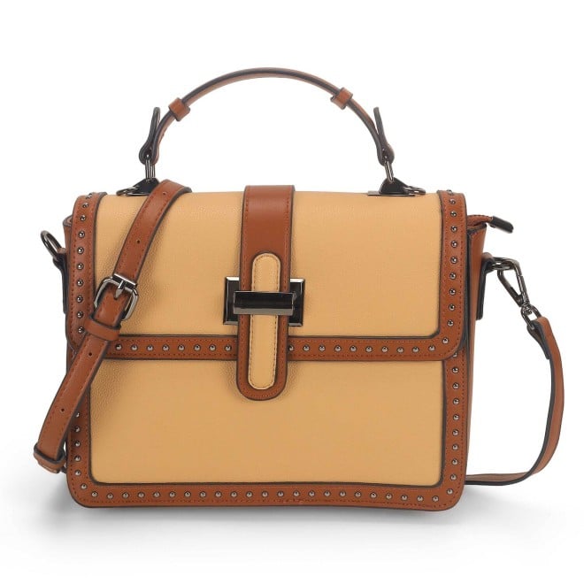 Mochi Women Beige Casual Sling Bag (SKU: 66-720-20-10)