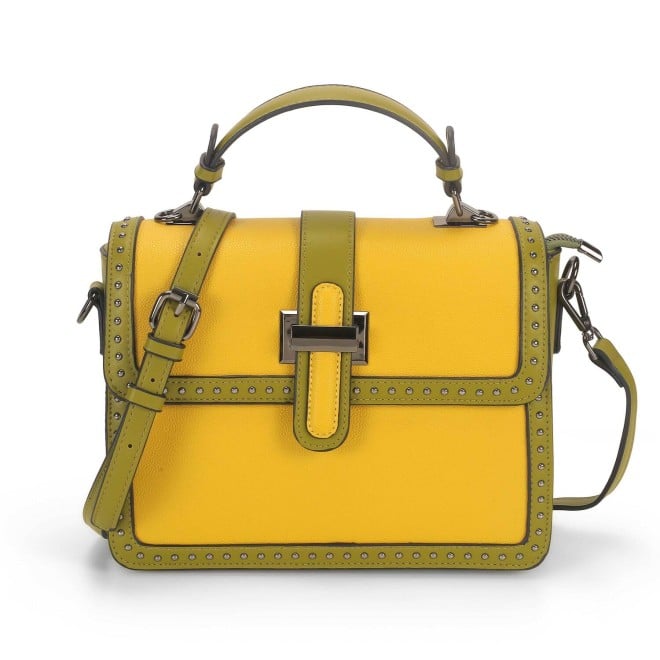 Mochi Women Yellow Casual Sling Bag (SKU: 66-720-33-10)