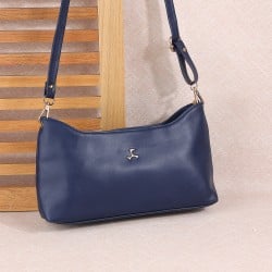 Women Blue Zip Top Sling