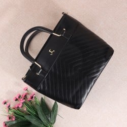 Women Black Satchel Bag