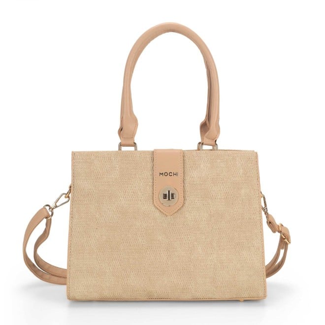 Mochi Women Beige Casual Satchels (SKU: 66-726-20-10)