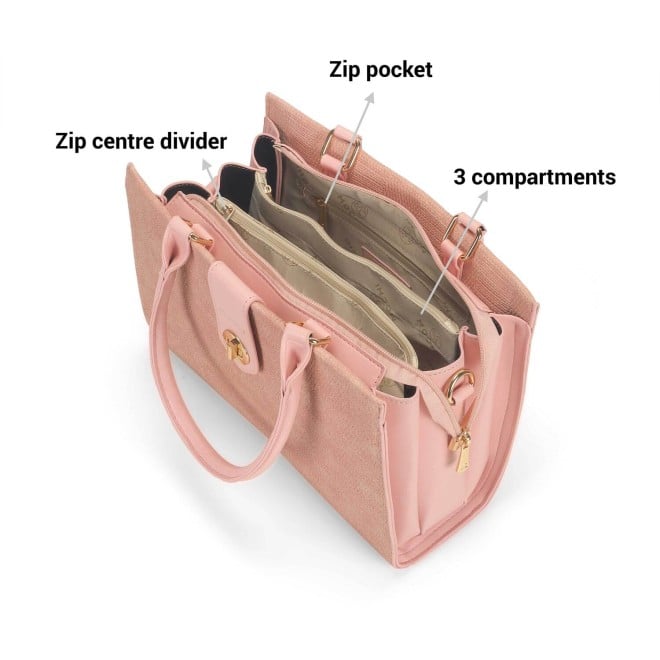 Mochi Women Pink Casual Satchels (SKU: 66-726-24-10)