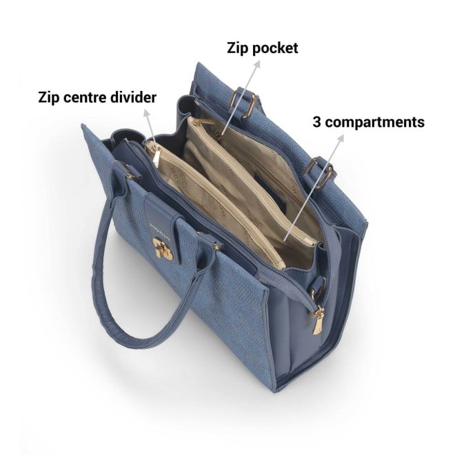 Mochi Women Blue Casual Satchels (SKU: 66-726-45-10)