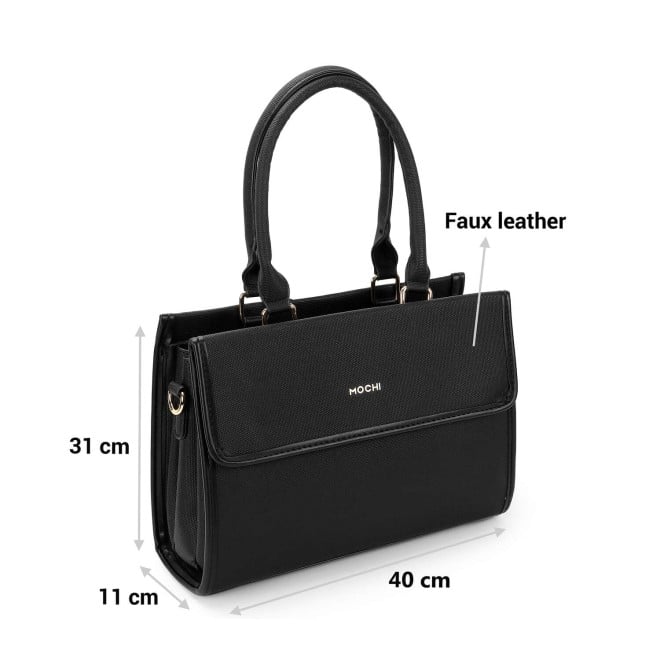 Mochi Women Black Casual Satchels (SKU: 66-727-11-10)
