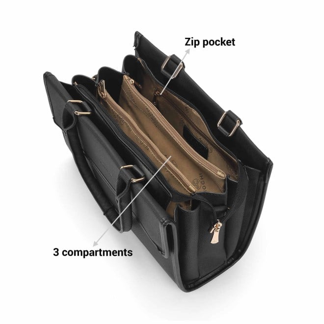 Mochi Women Black Casual Satchels (SKU: 66-727-11-10)