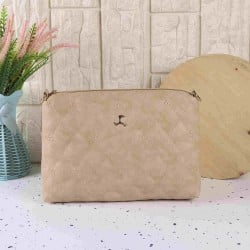 Women Beige Casual Sling Bag