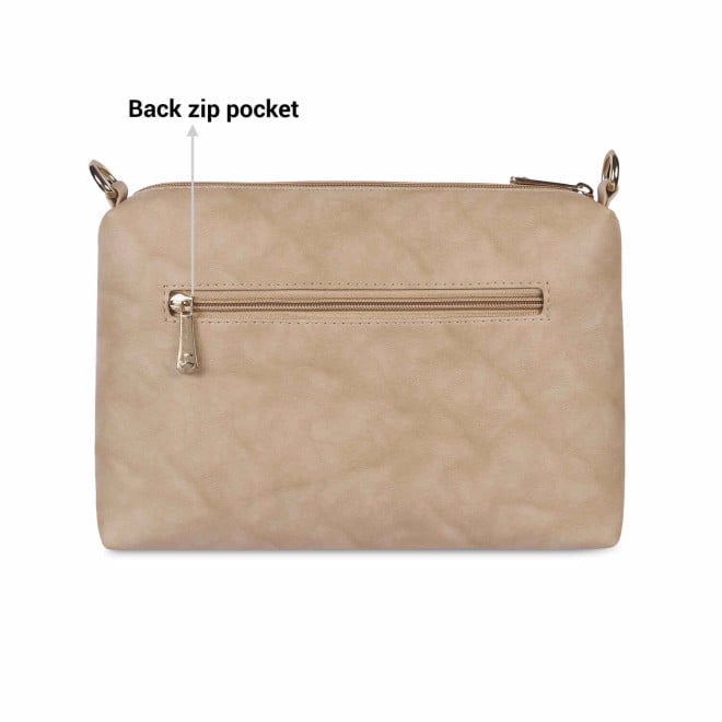 Mochi Women Beige Casual Sling Bag (SKU: 66-7354-20-10)