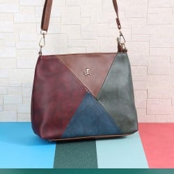 Women Brown Zip Top Sling