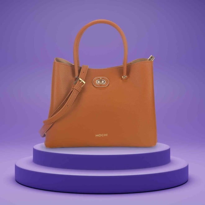 Mochi Women Tan Casual Satchels (SKU: 66-737-23-10)